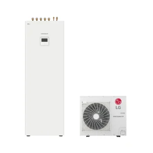 Produktbillede for LG Split IWT 9KW modellen fra LG. En super god varmepumpe A+++