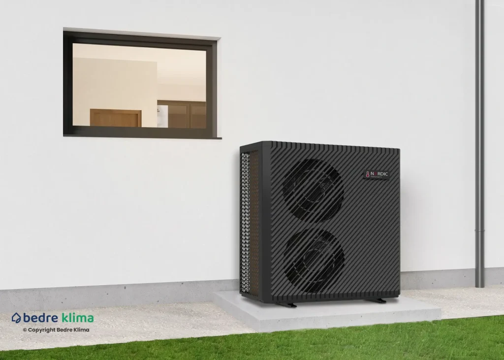 Stor propan varmepumpe fra serien Nordic.